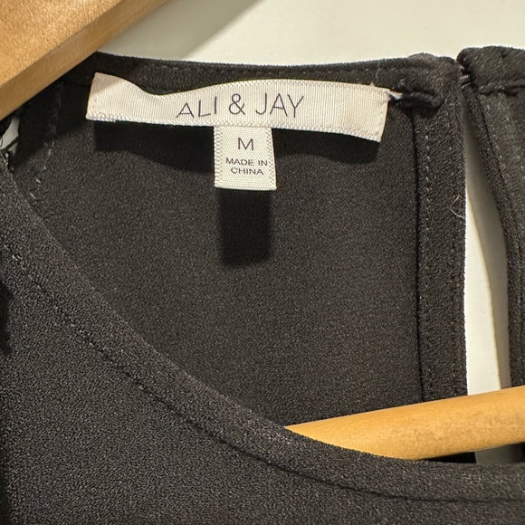 Ali + Jay black work once dress with lace. - Picture 2 of 4